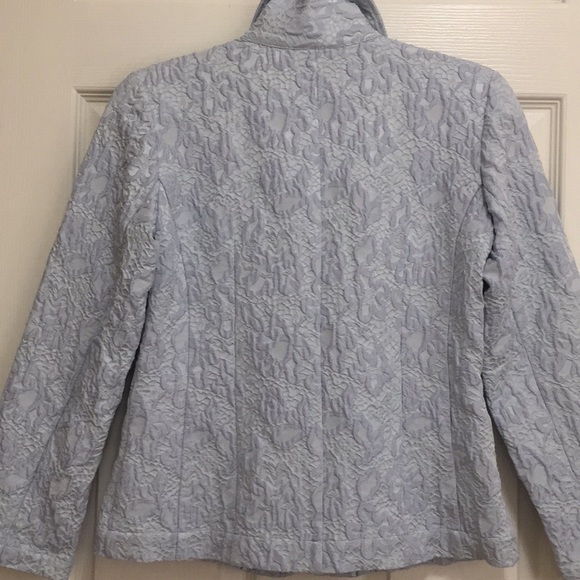 Chico’s Light Blue Tapestry Blazer - Picture 5 of 12
